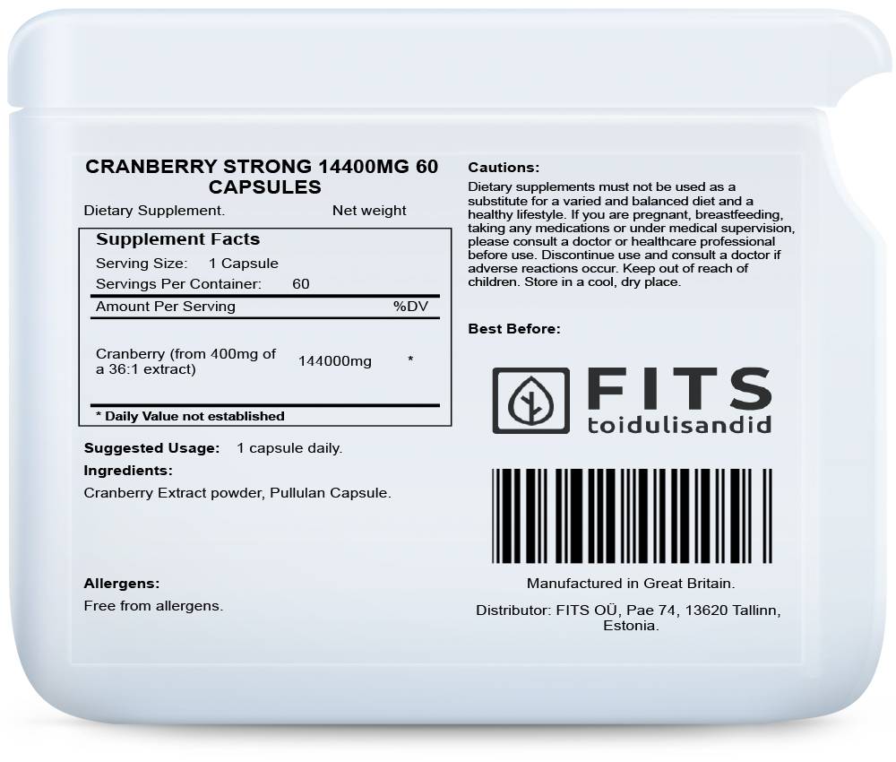 Starke Cranberry 14.400 mg Kapseln