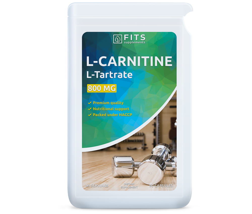 L-Carnitine L-Tartrate 800mg 90 capsules