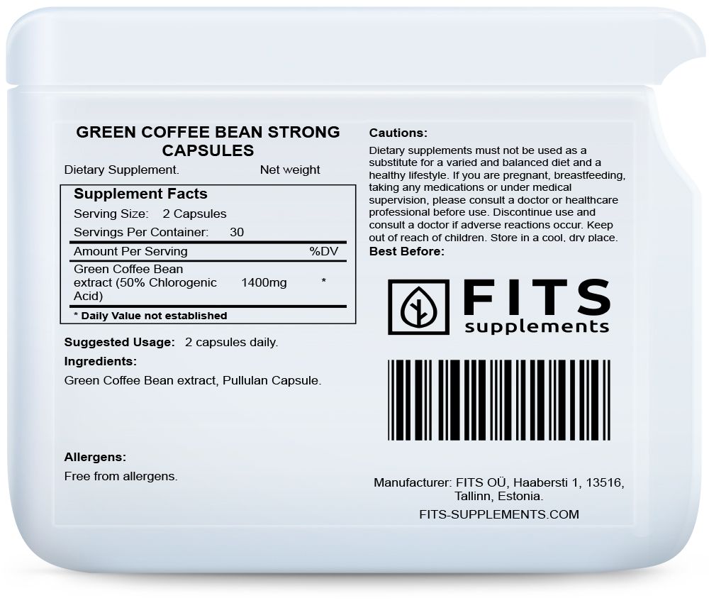 Green Coffee Bean Strong 60 capsules