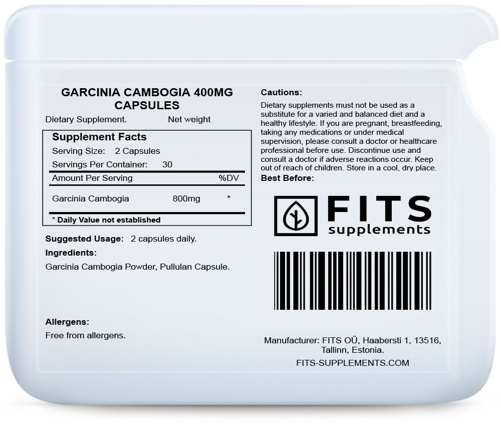 Garcinia Cambogia 400mg 60 capsules