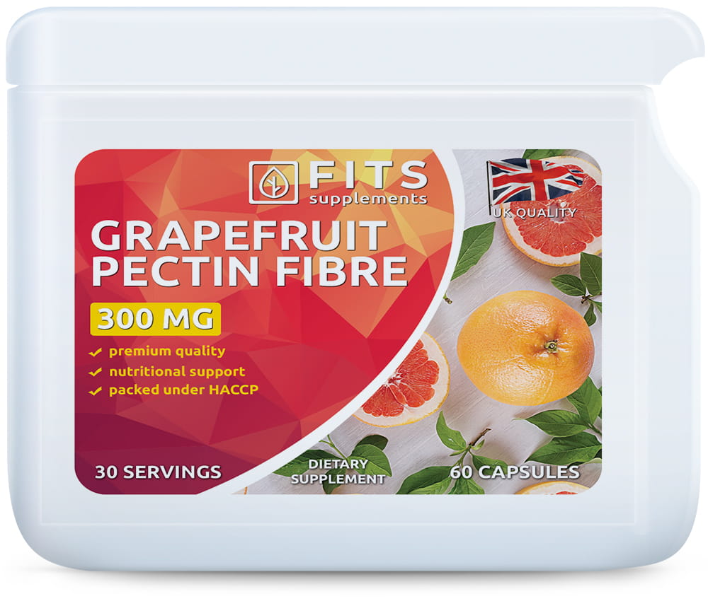 Grapefruit Pectin Fibre 300mg 60 capsules