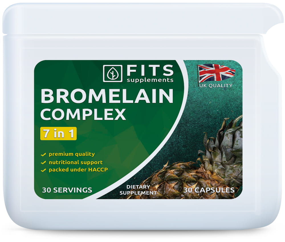 Bromelaiin 7 in 1 kompleks 30 kapslit