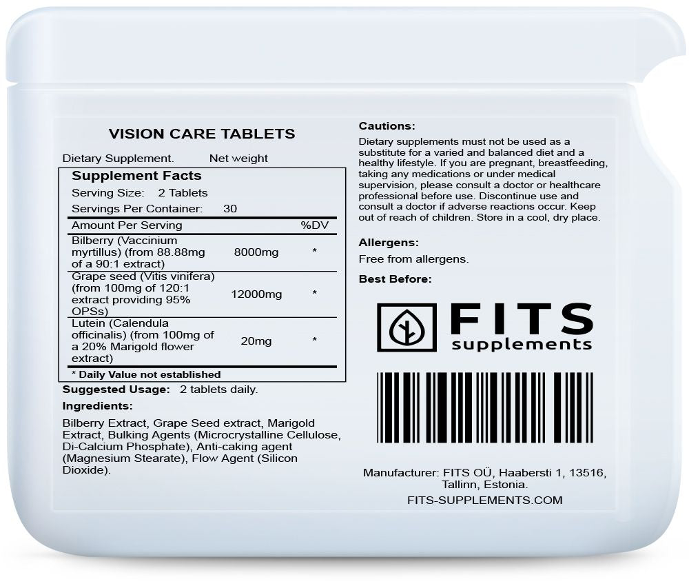 Vision Care 60 tablets