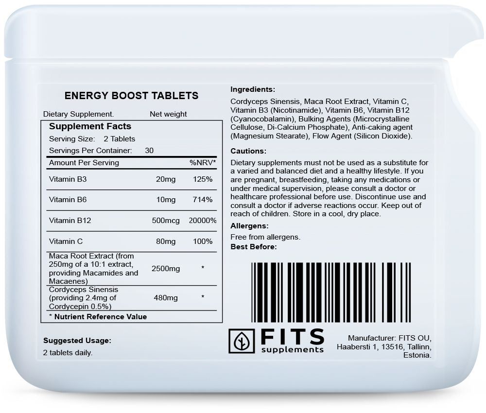 Energy Boost 60 tablets