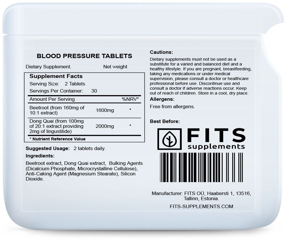 Blood Pressure 60 tablets