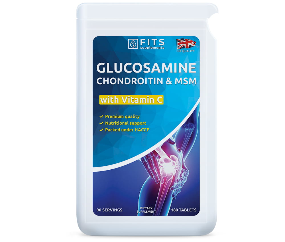 Glucosamine, Chondroitin, MSM and Vitamin C 180 tablets
