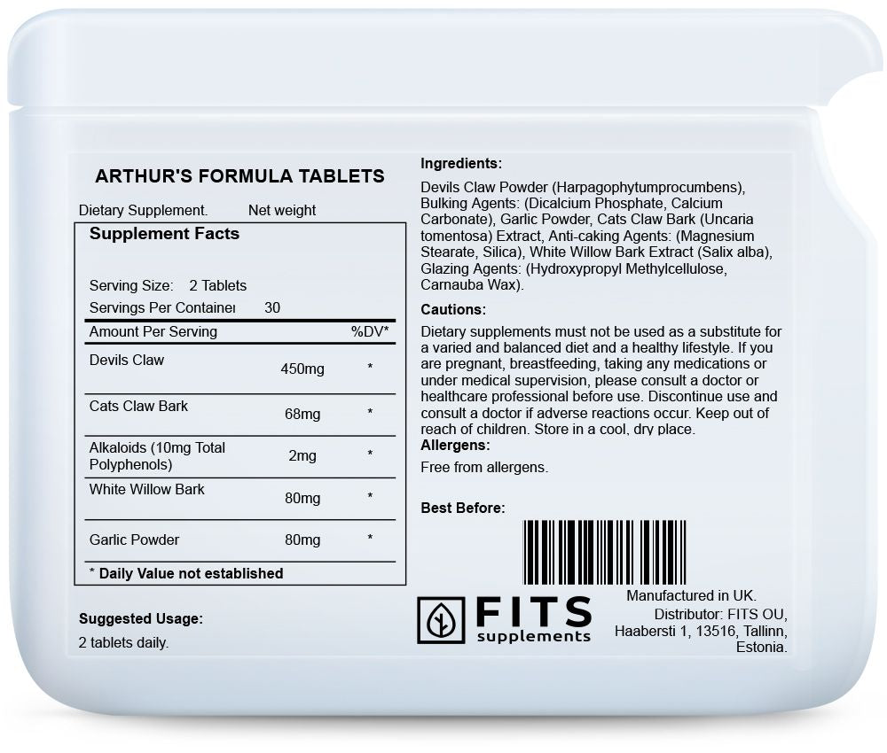 Arthur's Formula 60 tablets