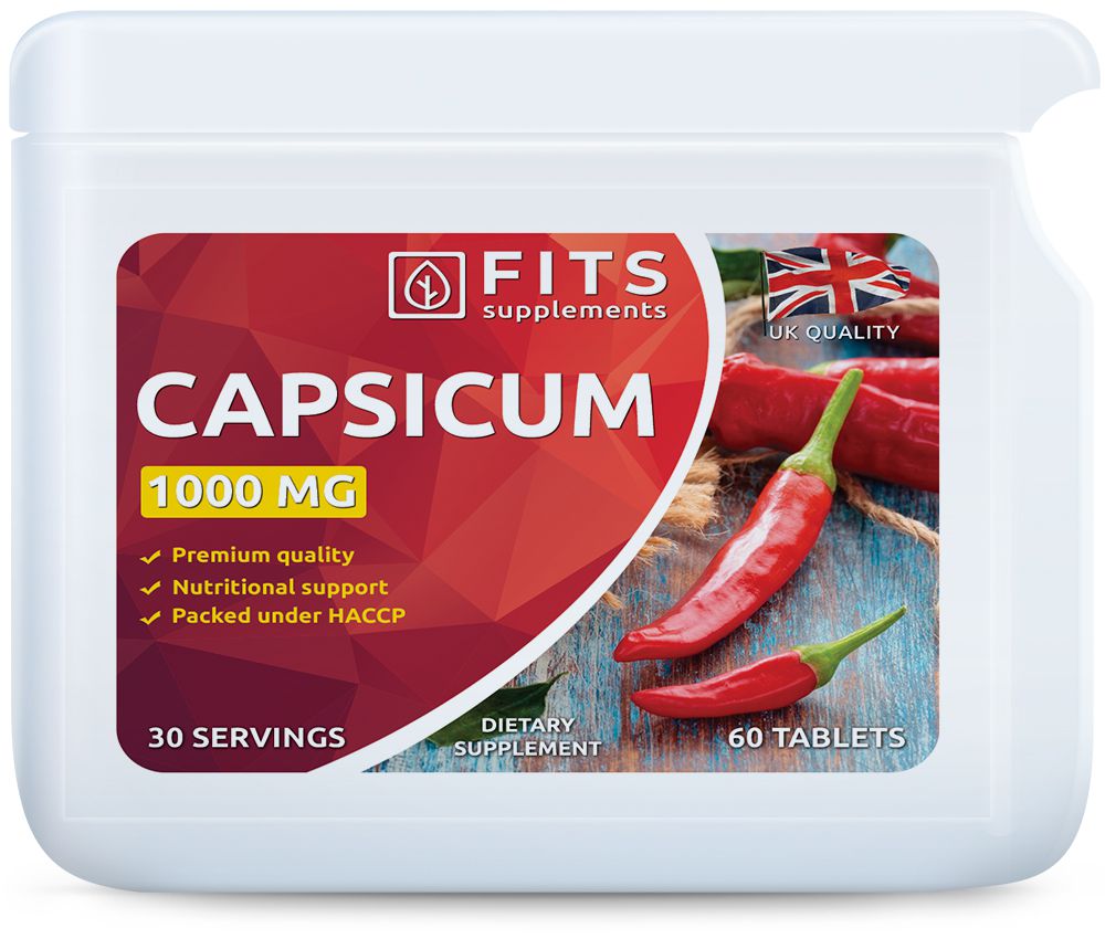 Capsicum 1000mg 60 tablets