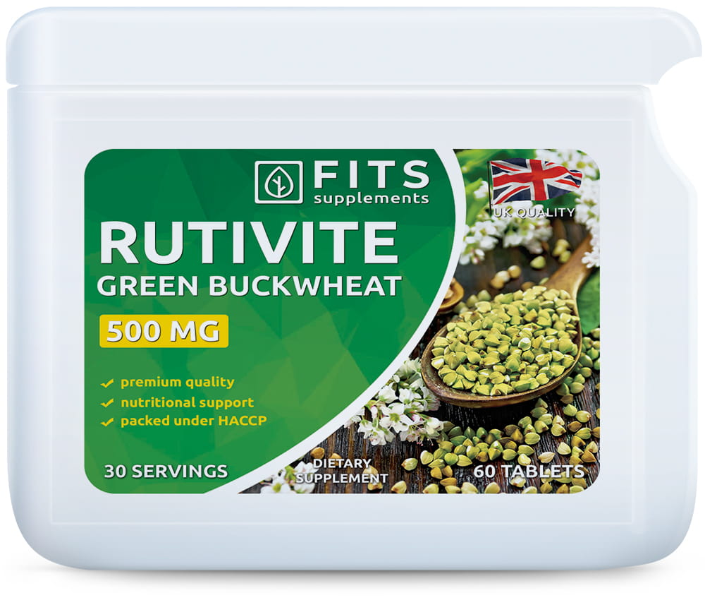 Rutivite Green Buckwheat 500mg 60 tablets
