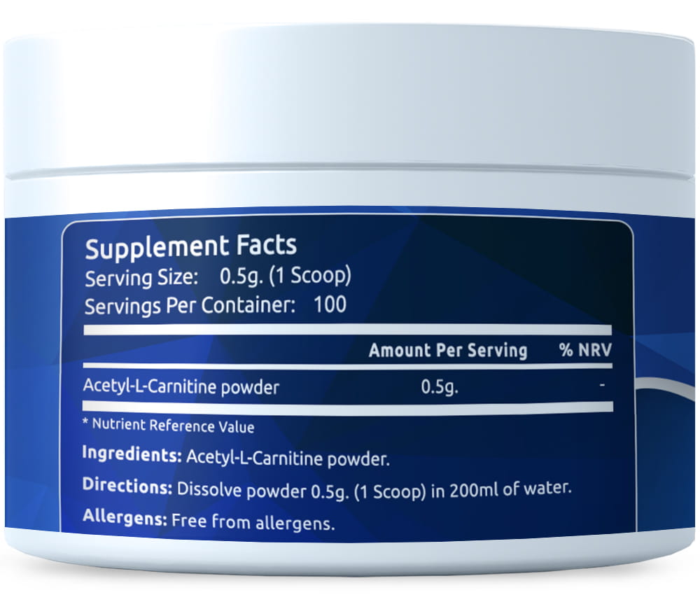 Acetyl-L-Carnitine powder 50g