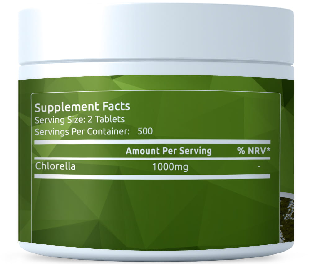 Chlorella BIO 500mg 1000 tablets
