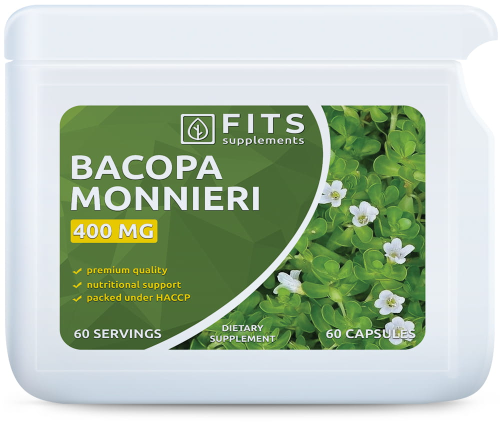 FITS Bacopa Monnieri 400mg 60 capsules