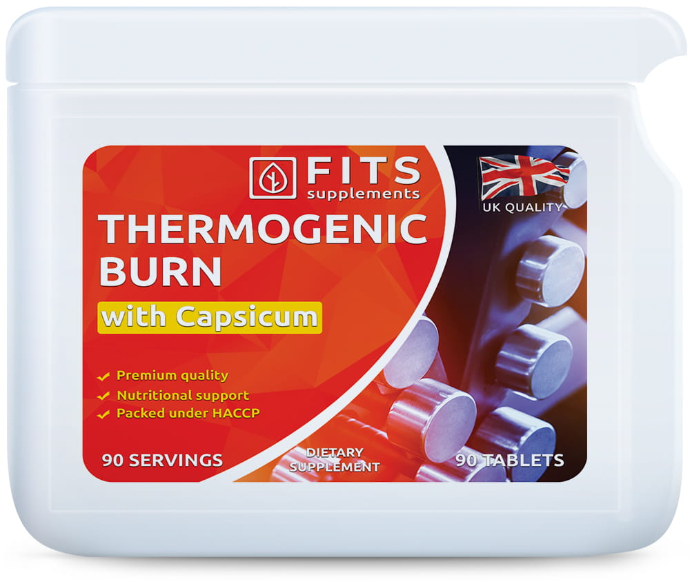 Thermogenic Burn with Capsicum 90 tabletės