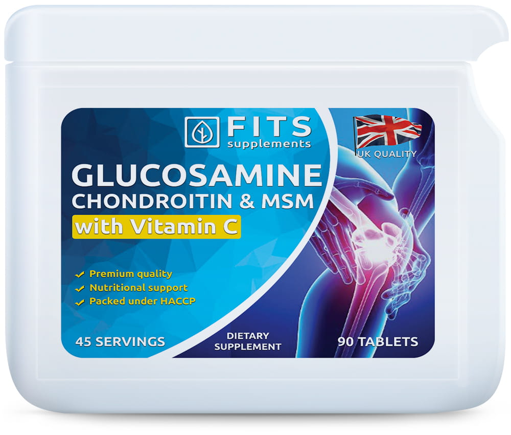 Glucosamine, Chondroitin, MSM and Vitamin C 90 tablets