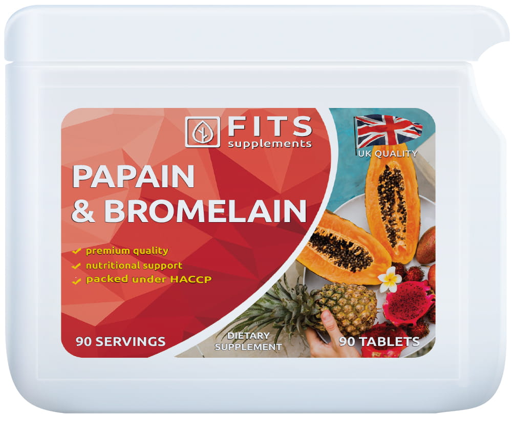 Papain und Bromelain 90 Tabletten