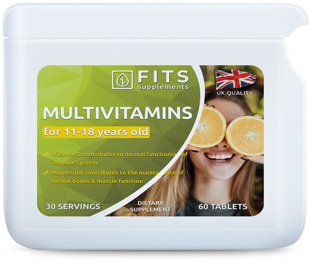 Multivitamins for 11-18 Years Old 60 tablets