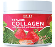 Premium Kolagenas Fresh Strawberry 325 g, milteliai