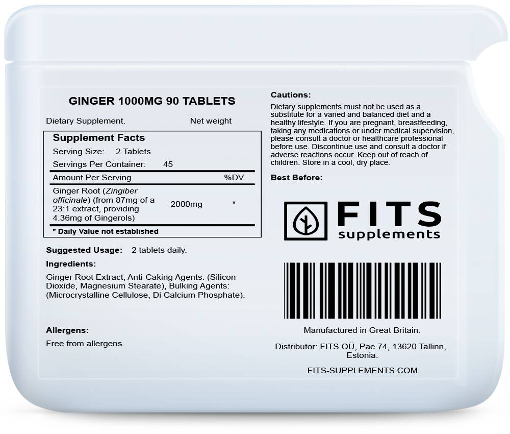 Imbierai 1000 mg 90 tabletės