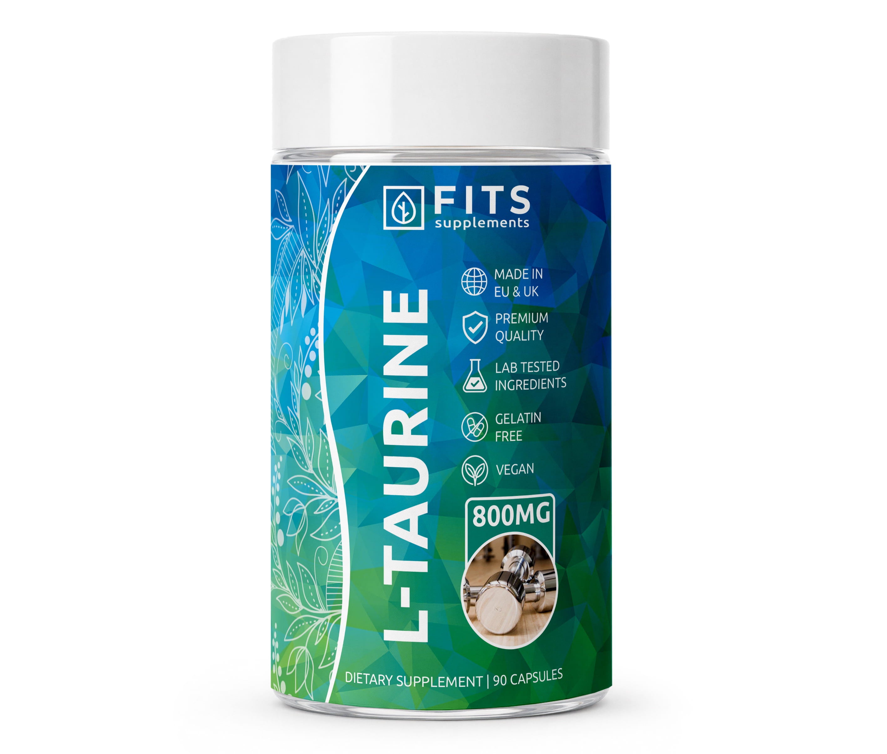L-Taurine 800mg 90 capsules