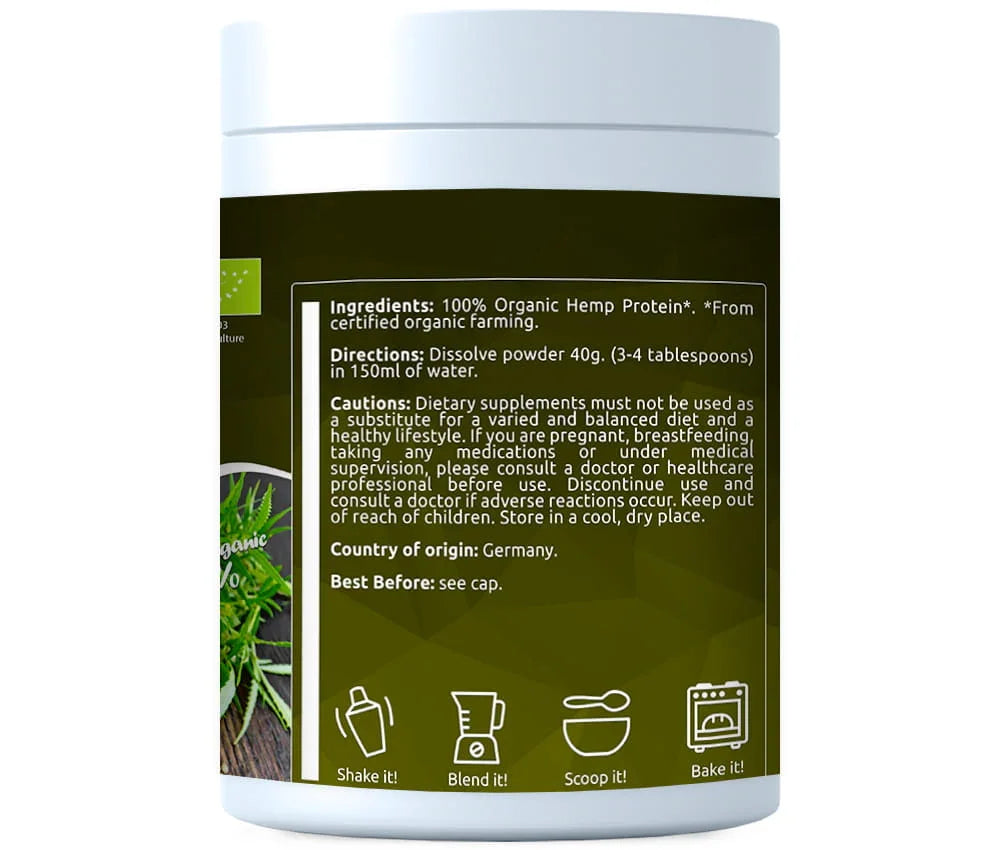 Organic Hemp protein 500g