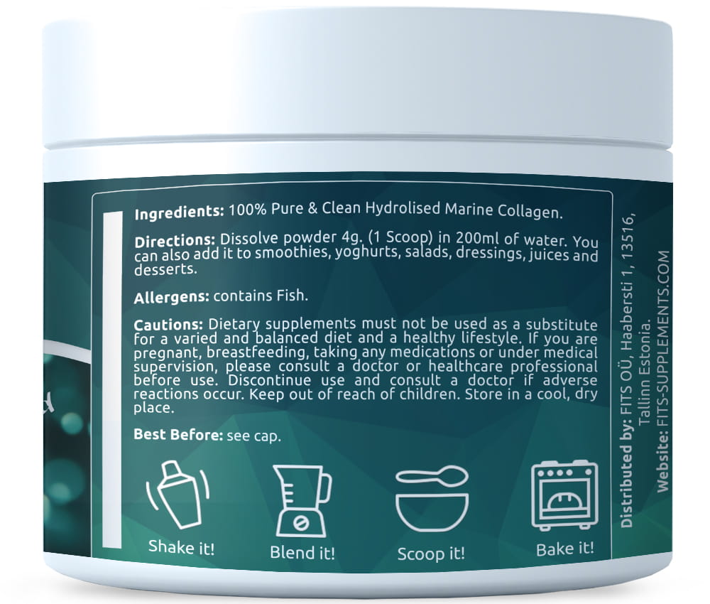 Premium Hydrolyzed Marine Collagen powder 240g