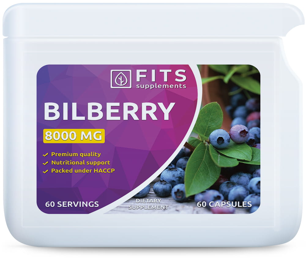 Bilberry Strong 8000mg 60 capsules