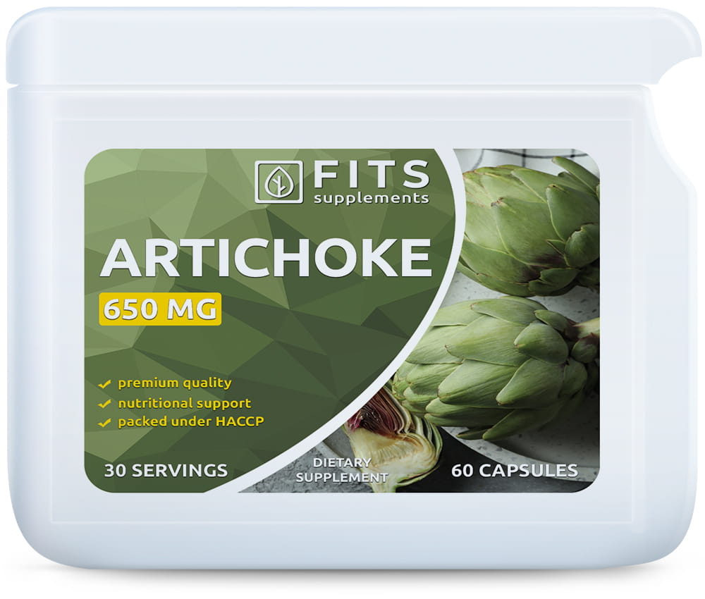 Artichoke 650mg 2.5% Cynarin 60 capsules