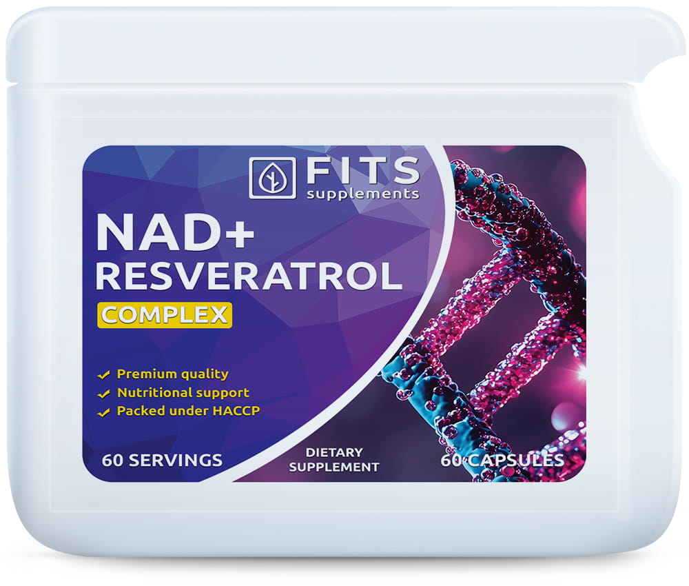 FITS NAD+ and Resveratrol 60 capsules