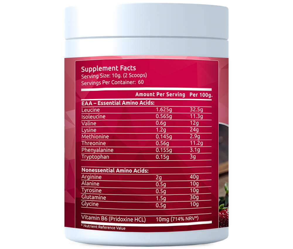 Amino PRO Complex Juicy Strawberry 600g