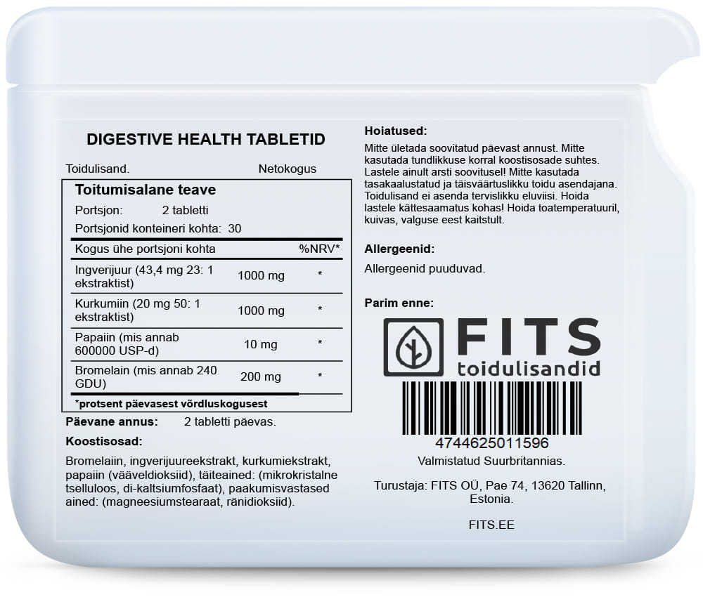 Digestive Health 60 tabletti
