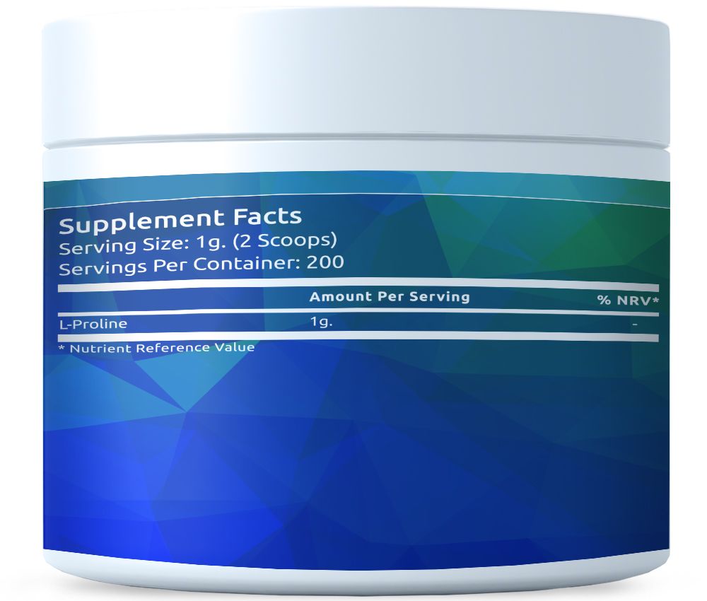 L-Proline 200g milteliai