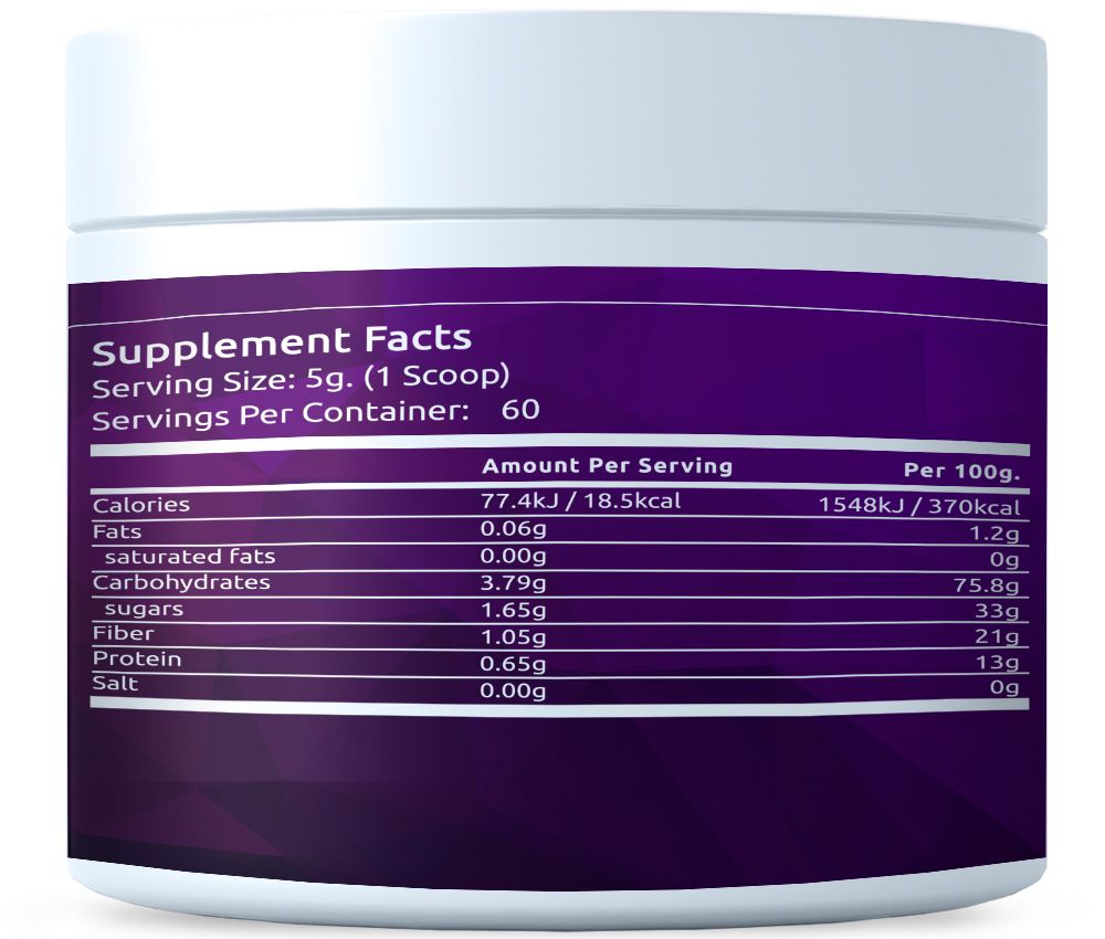 BIO Organic Black Maca powder 300g