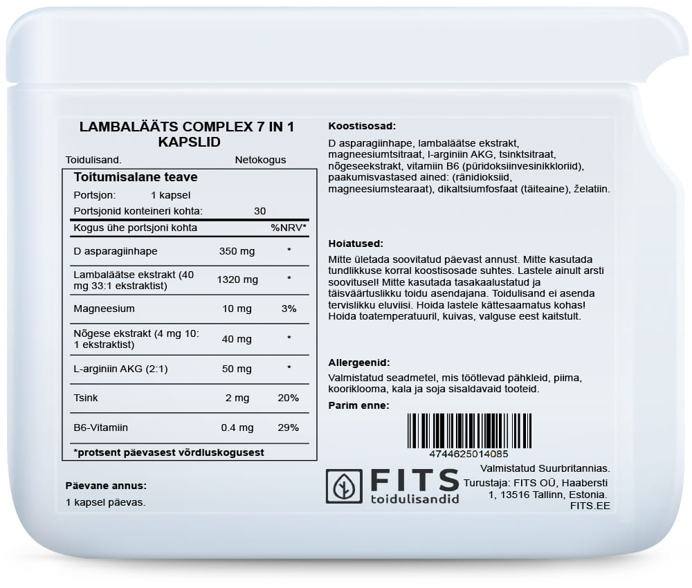 Fenugreek Complex 7 in 1 capsules