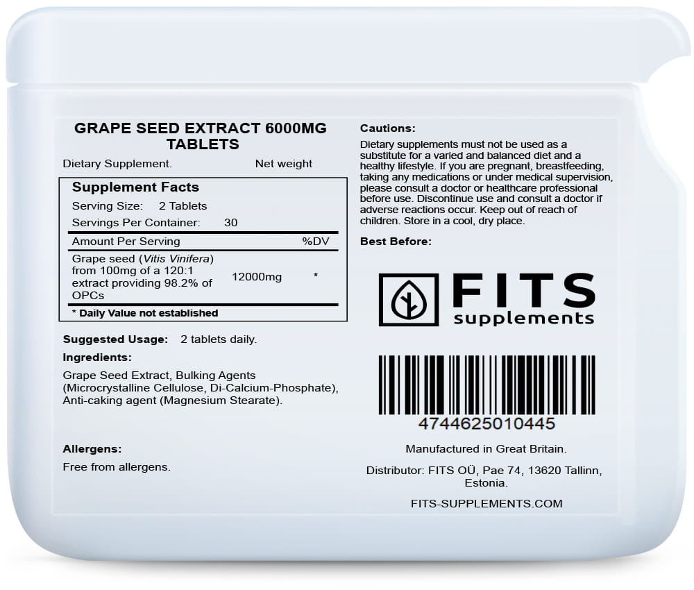 Grapefruit Pectin Fibre 300mg 60 capsules